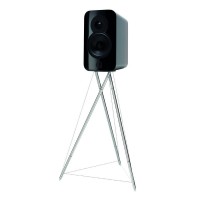 Q Acoustics CONCEPT 300 + STAND BLACK & ROSEWOOD GLOSS Kompakt hangszóró + állvány