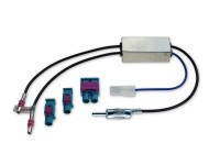 Alpine 1524-71 Antenna adapter egy/kettős Fakra (m) - DIN beépített fantomtáppal