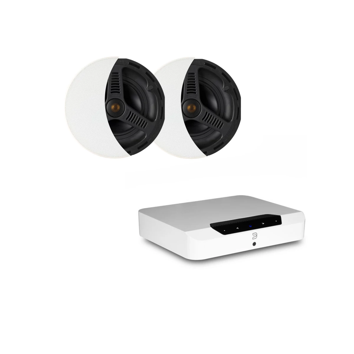 Bluesound Powernode Edge + Monitor Audio AWC265 kültéri szett