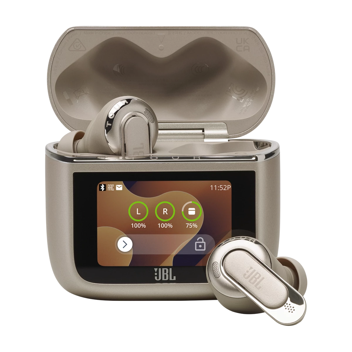 JBL Tour PRO 3 True Wireless fülhallgató, latte