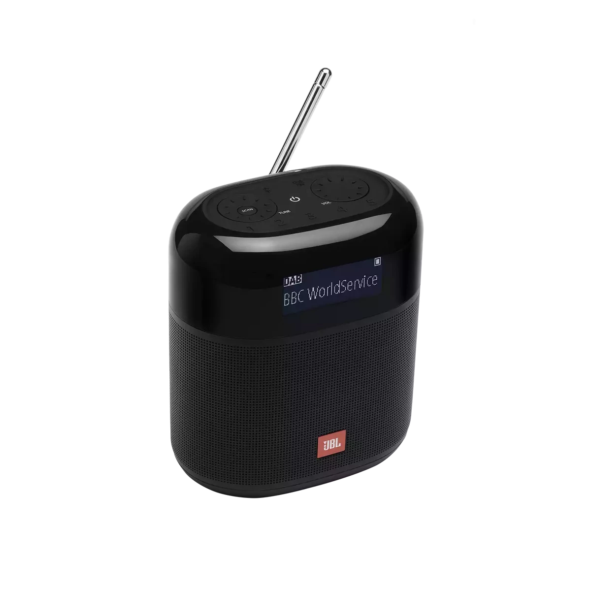 JBL Tuner XL hordozható Bluetooth hangszóró rádióval, fekete