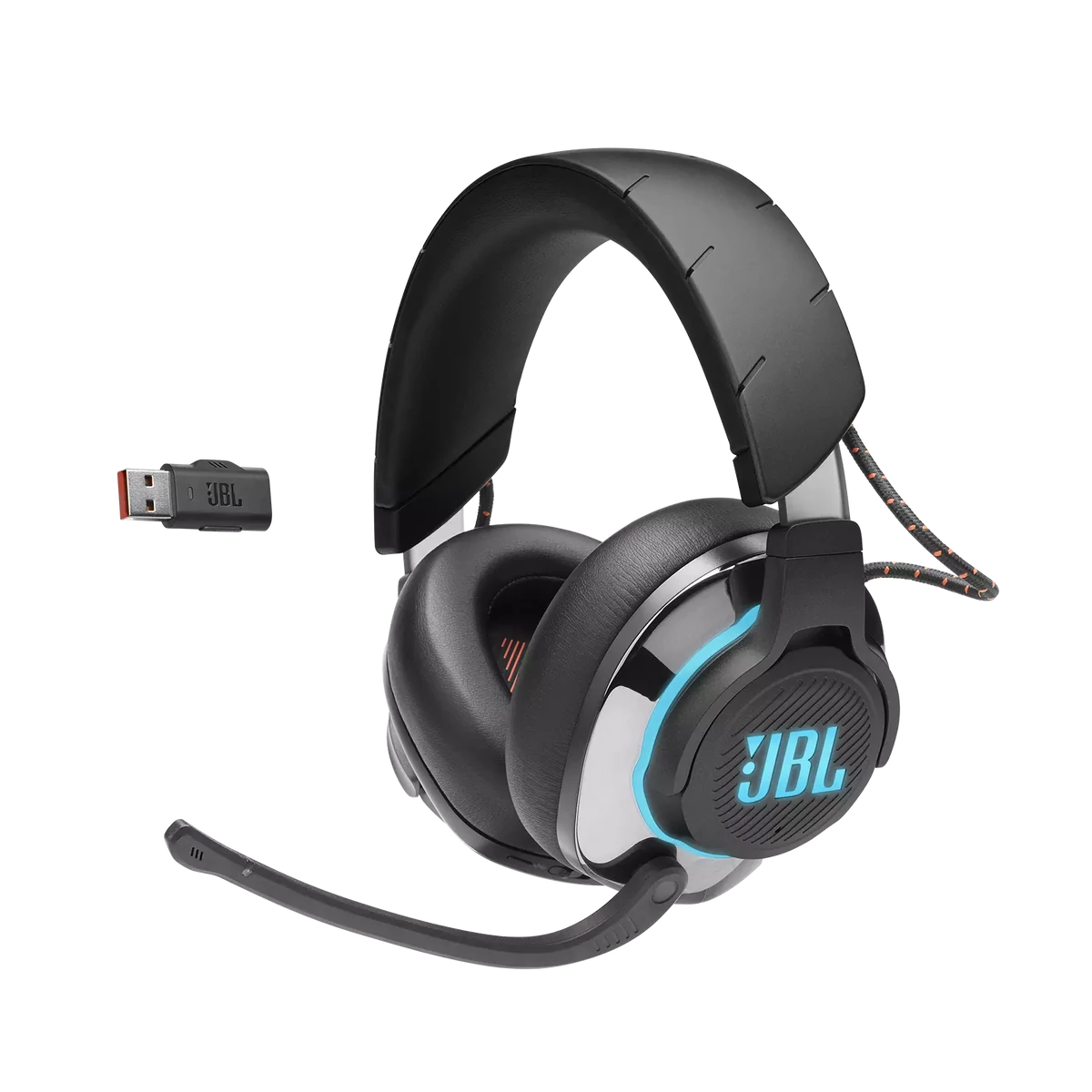 JBL Quantum 810 Gamer, zajszűrős, vezeték nélküli fejhallgató, fekete