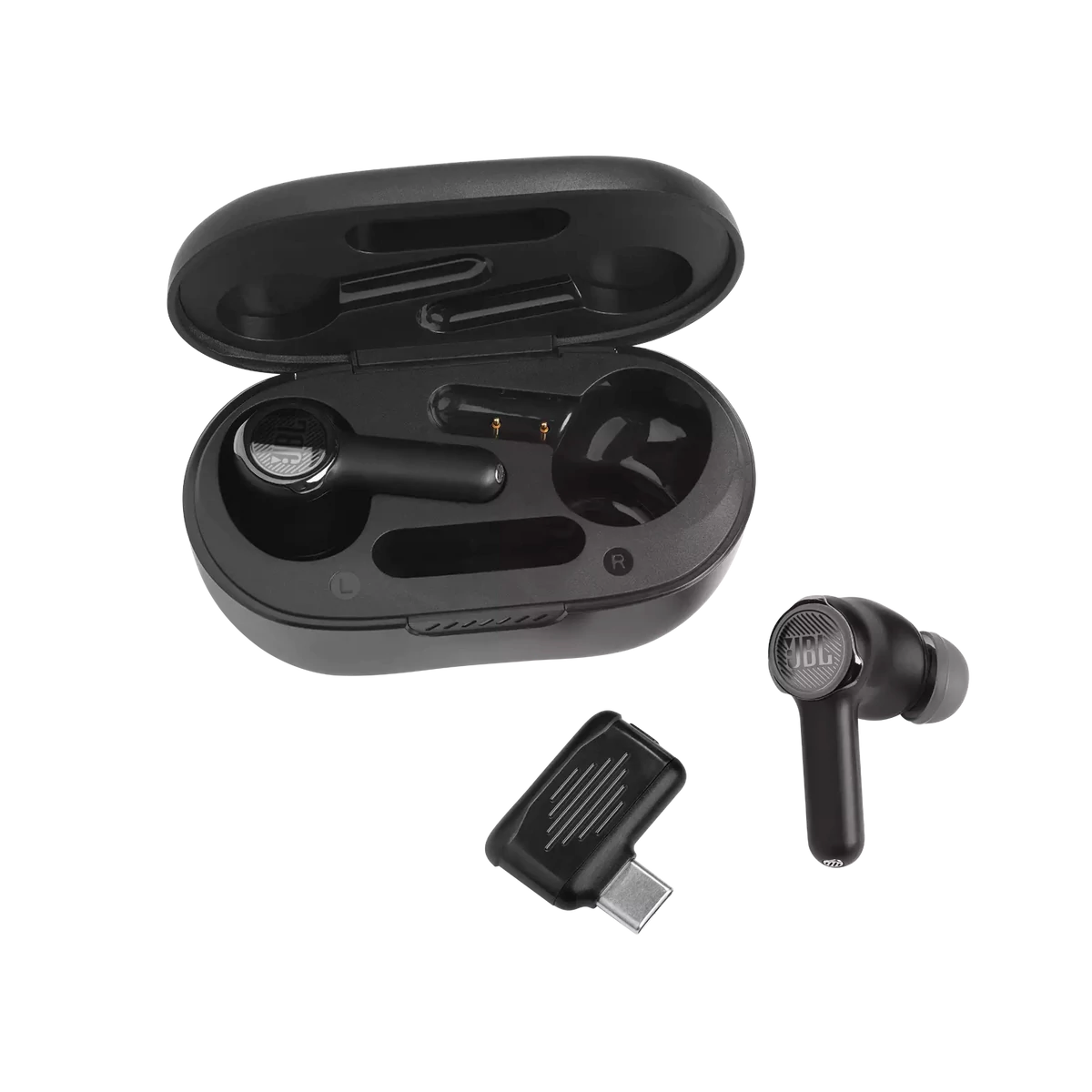 JBL Quantum TWS Gamer fülhallgató, fekete