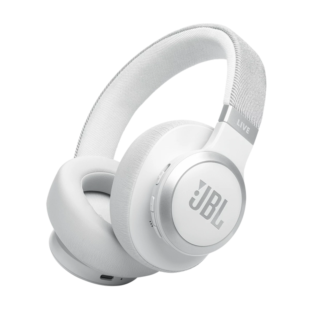 JBL Live 770NC Bluetooth fejhallgató, fehér