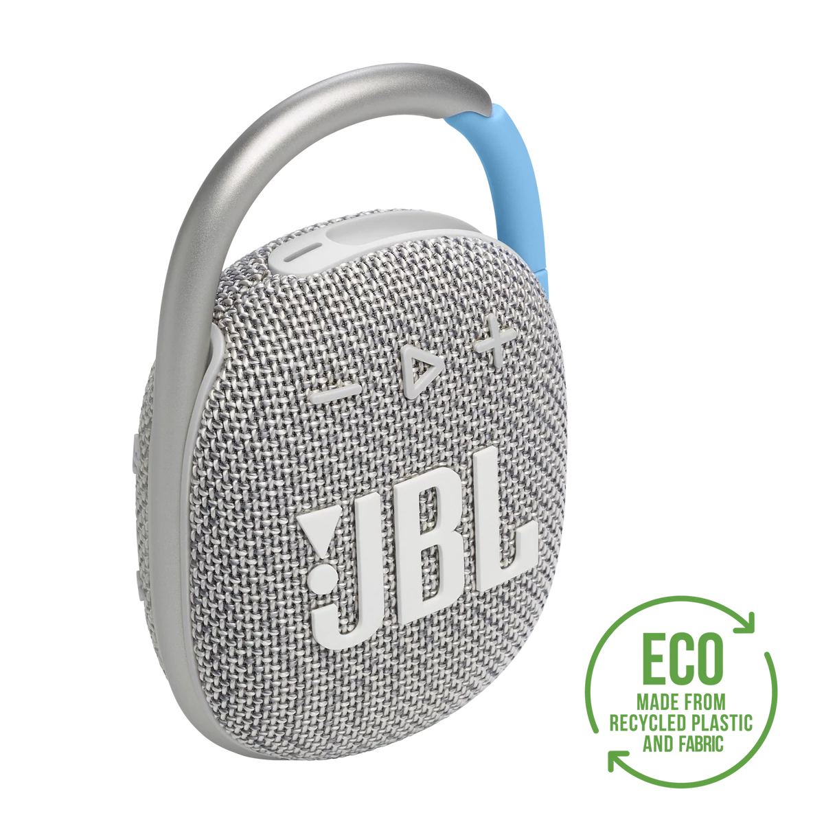 JBL Clip 4 ECO hordozható Bluetooth hangszóró, fehér