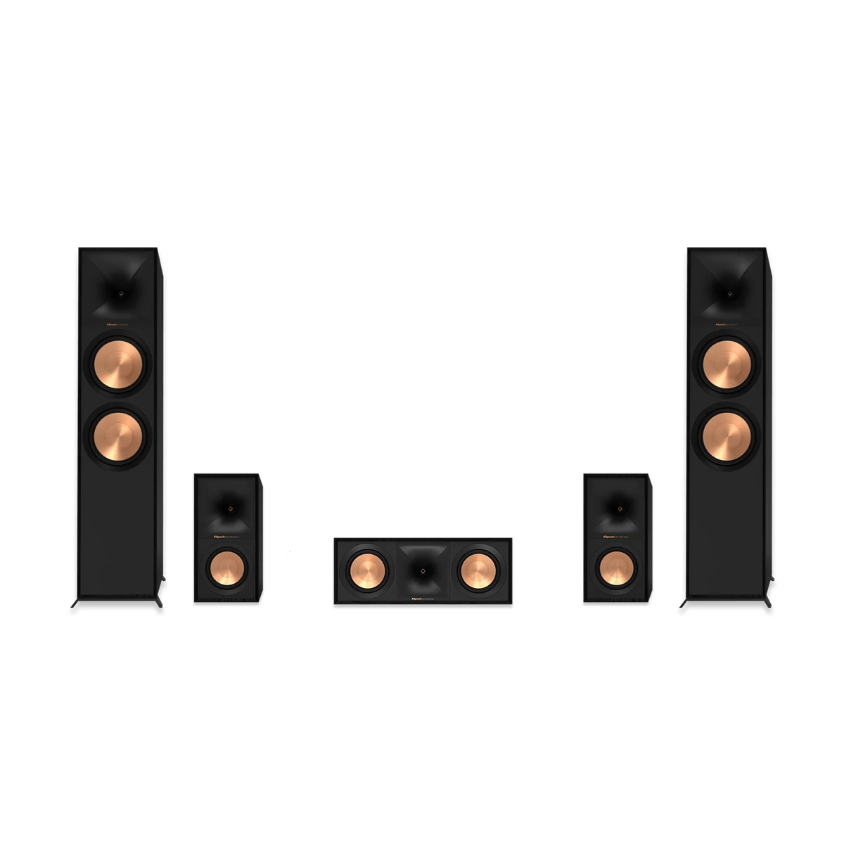 Klipsch R-600F 5.0 hangsugárzó szett, fekete