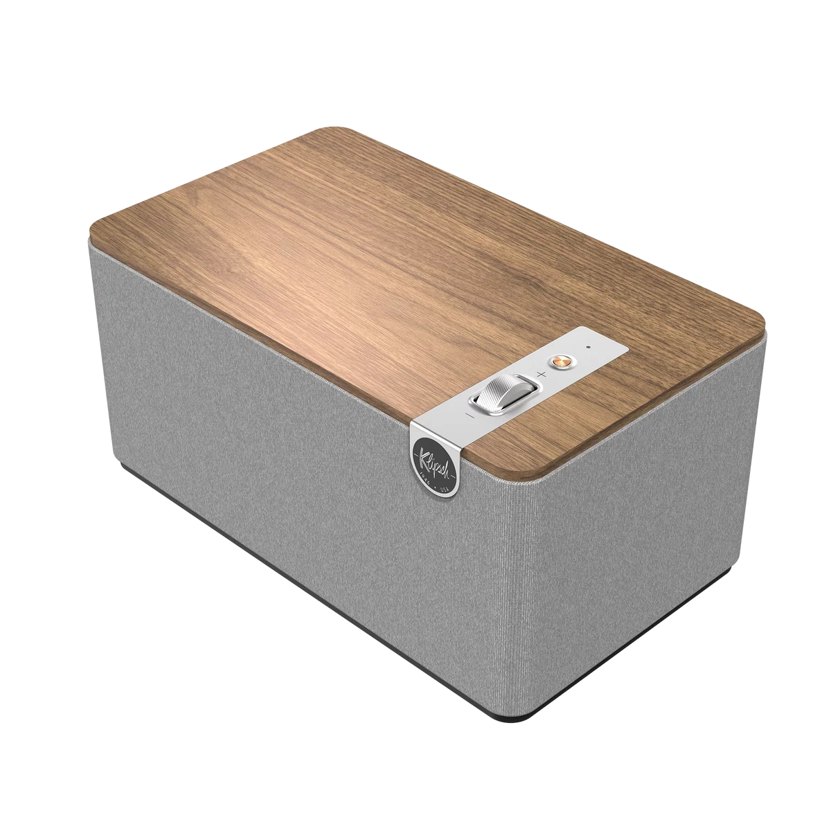 Klipsch The Three Plus Bluetooth hangszóró, dió