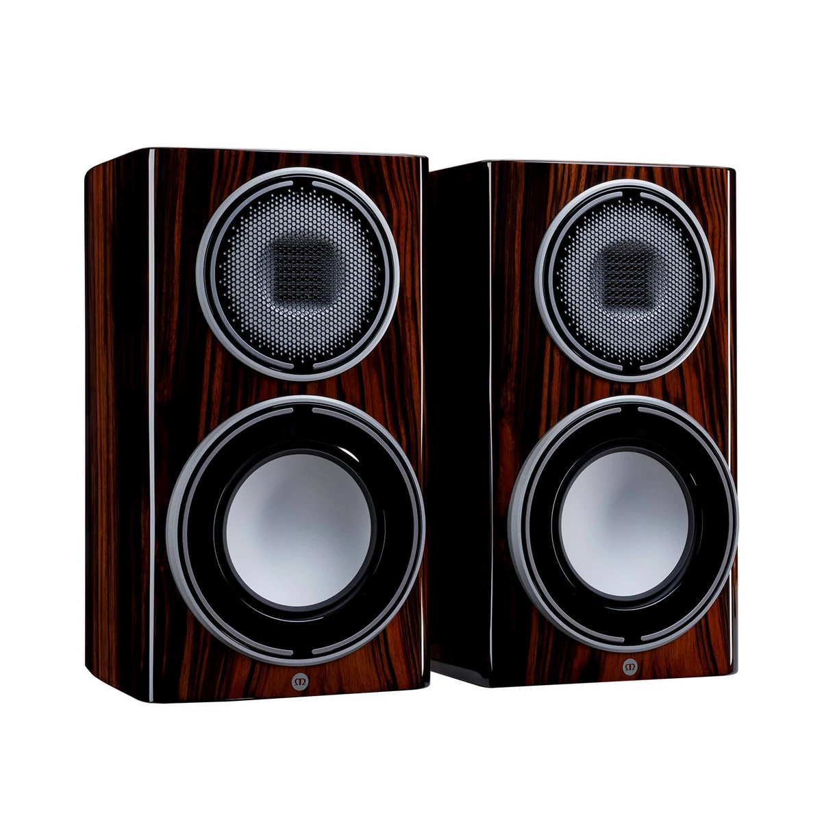 Monitor Audio Platinum 100 3G polcsugárzó pár (piano ebony), zongoralakk faerezettel