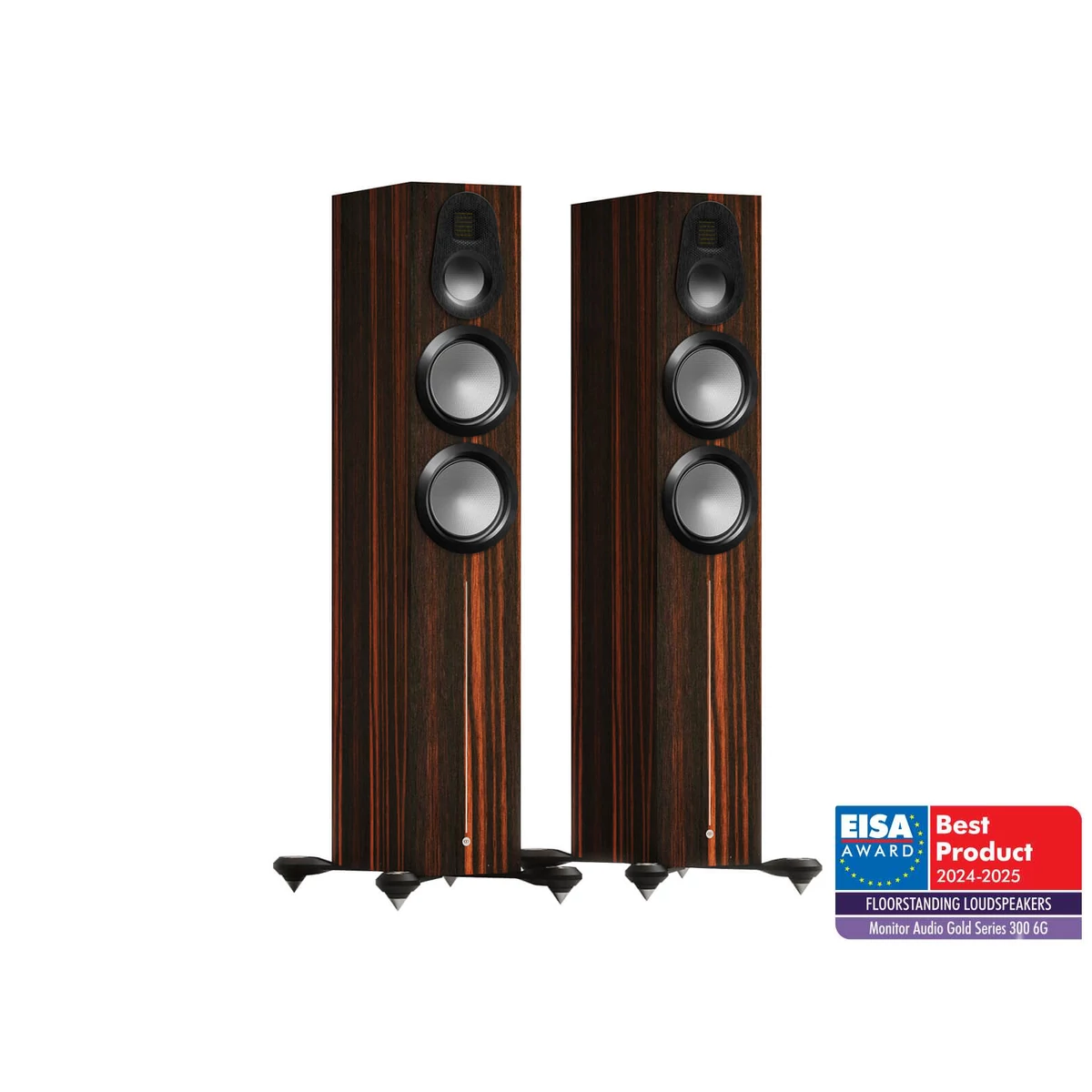Monitor Audio Gold 300 6G frontsugárzó, Macassar (ébenfa)