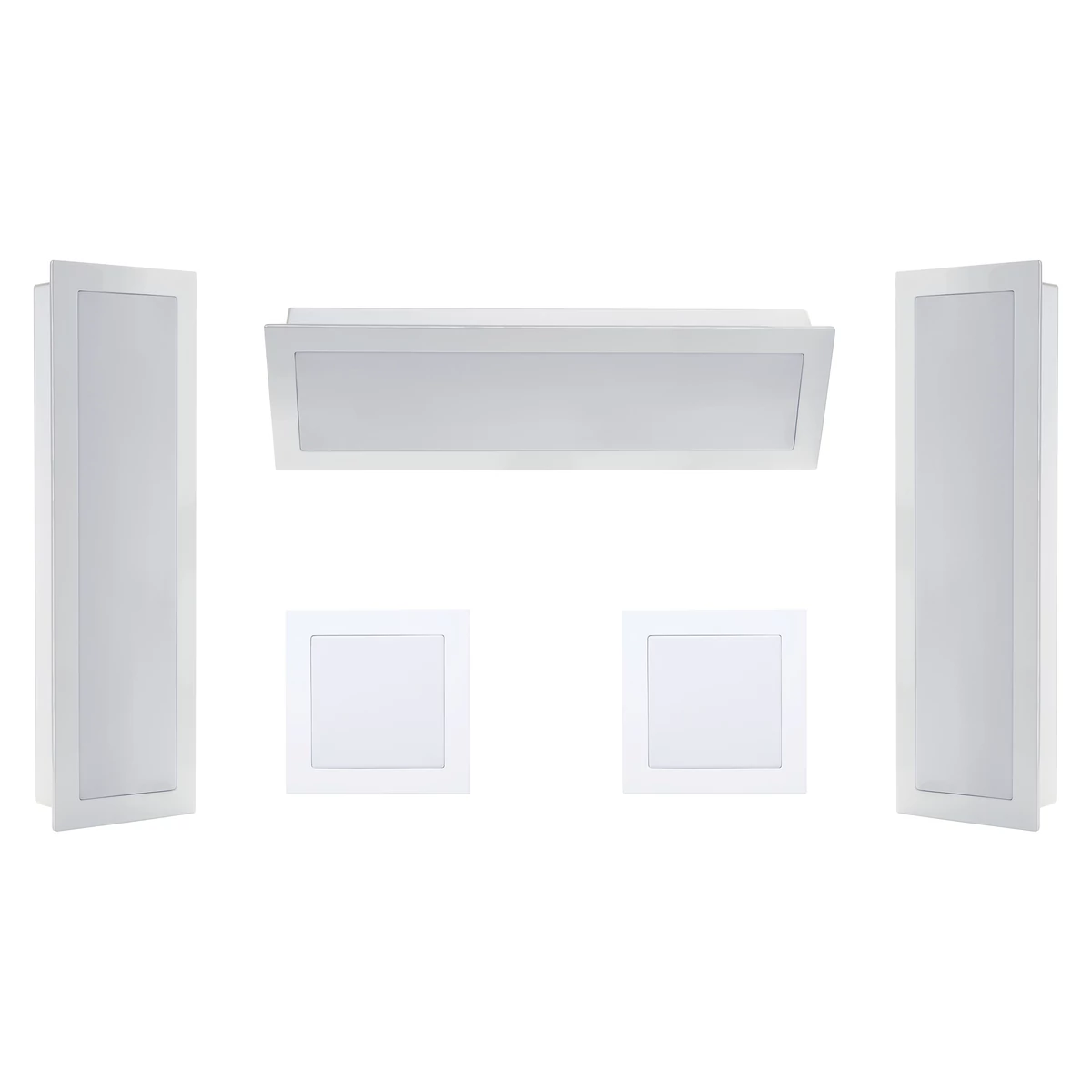 Monitor Audio SoundFrame On-Wall 5.0 hangsugárzó szett, fehér