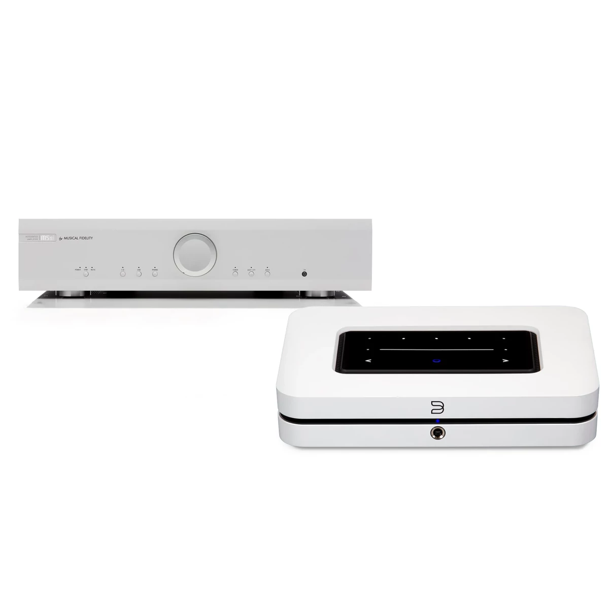 Musical Fidelity M5si ezüst + Bluesound NODE (2024) sztereó szett