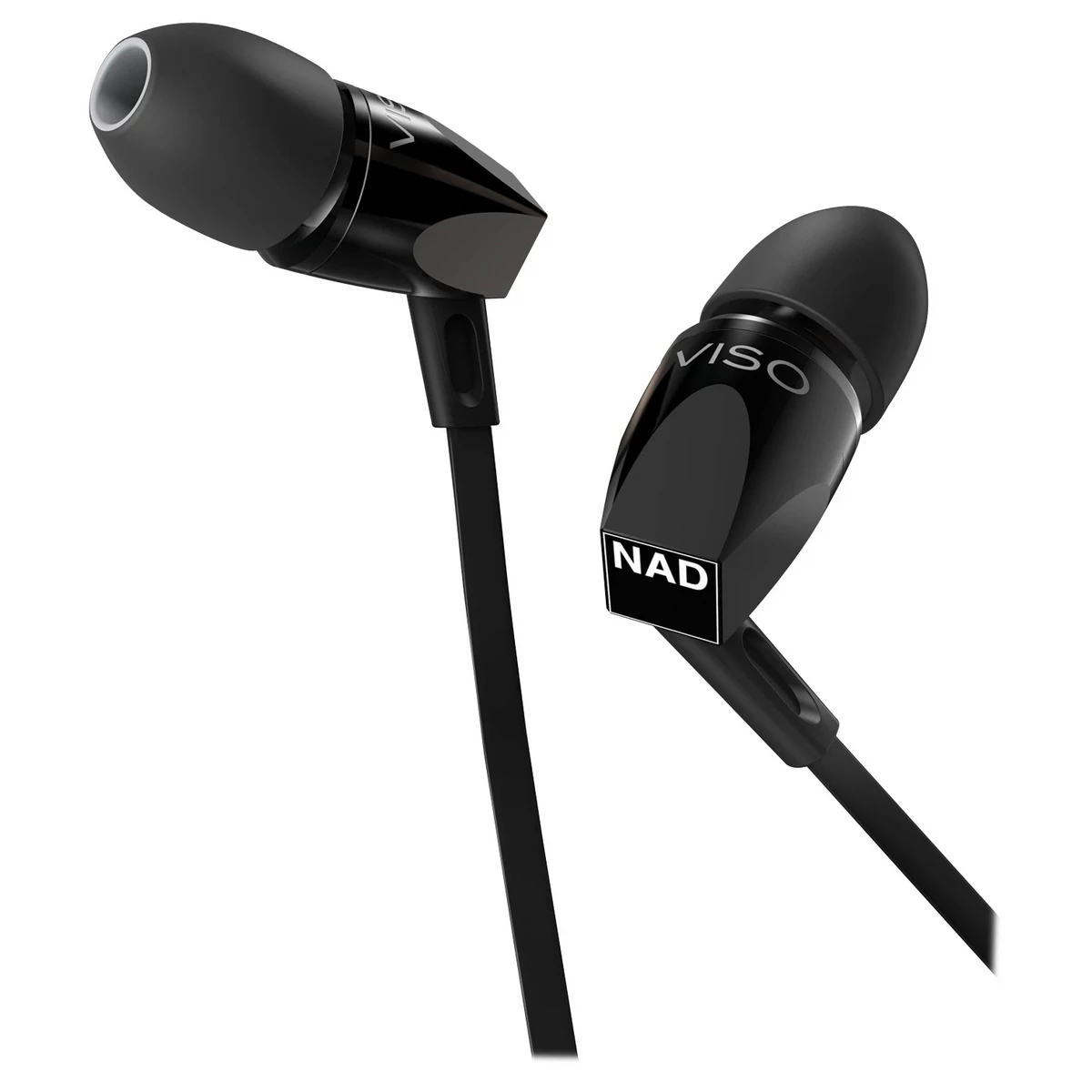 NAD VISO HP20 vezetékes fülhallgató (iPhone), fekete