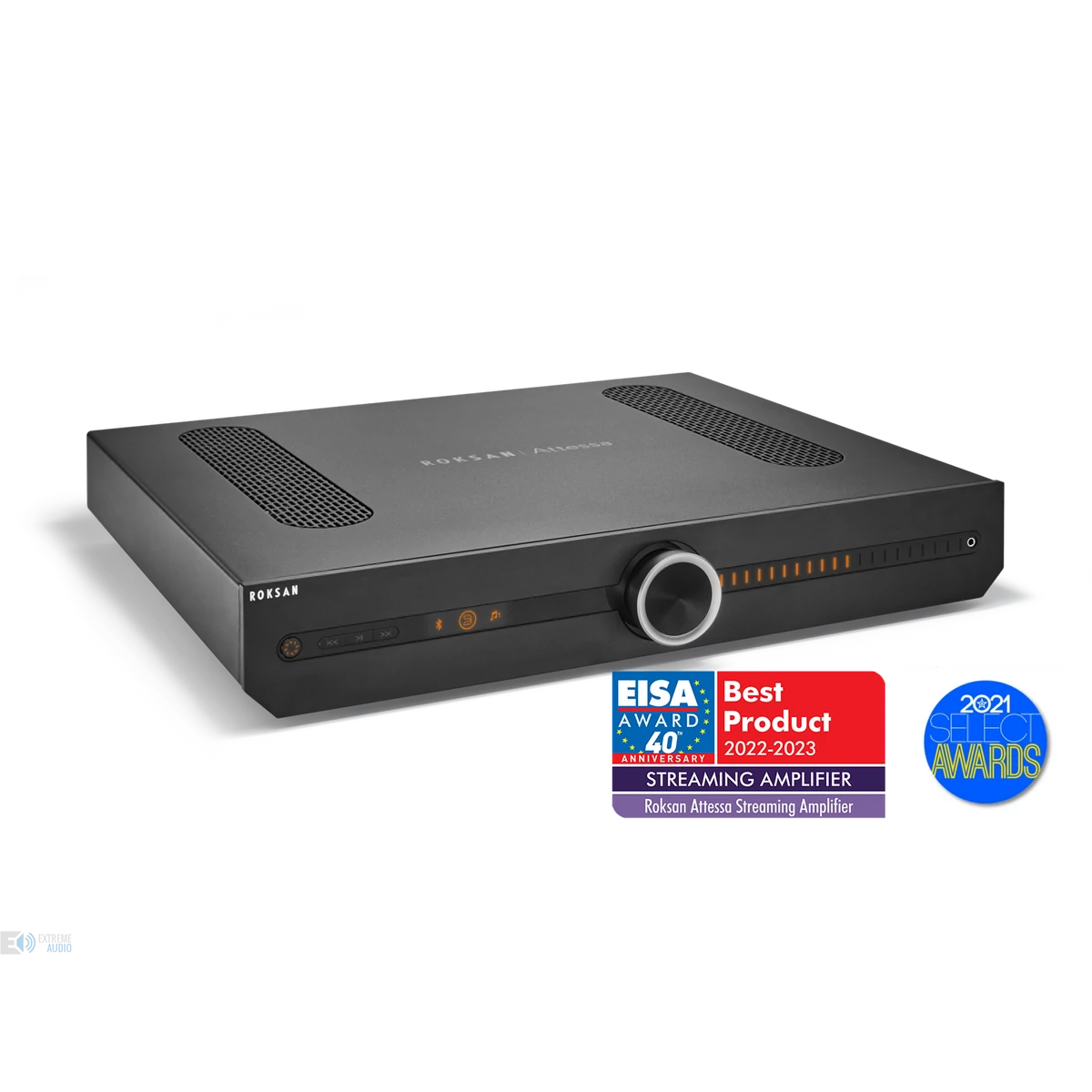 Roksan Attessa Streaming, hálózati erősítő, fekete