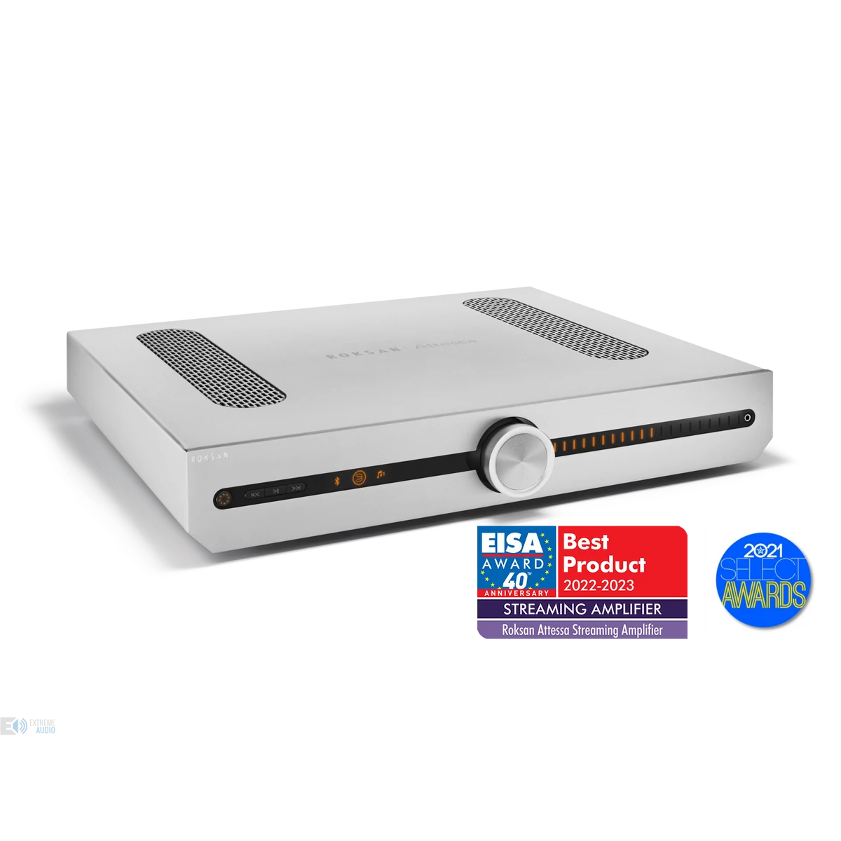 Roksan Attessa Streaming, hálózati erősítő, ezüst