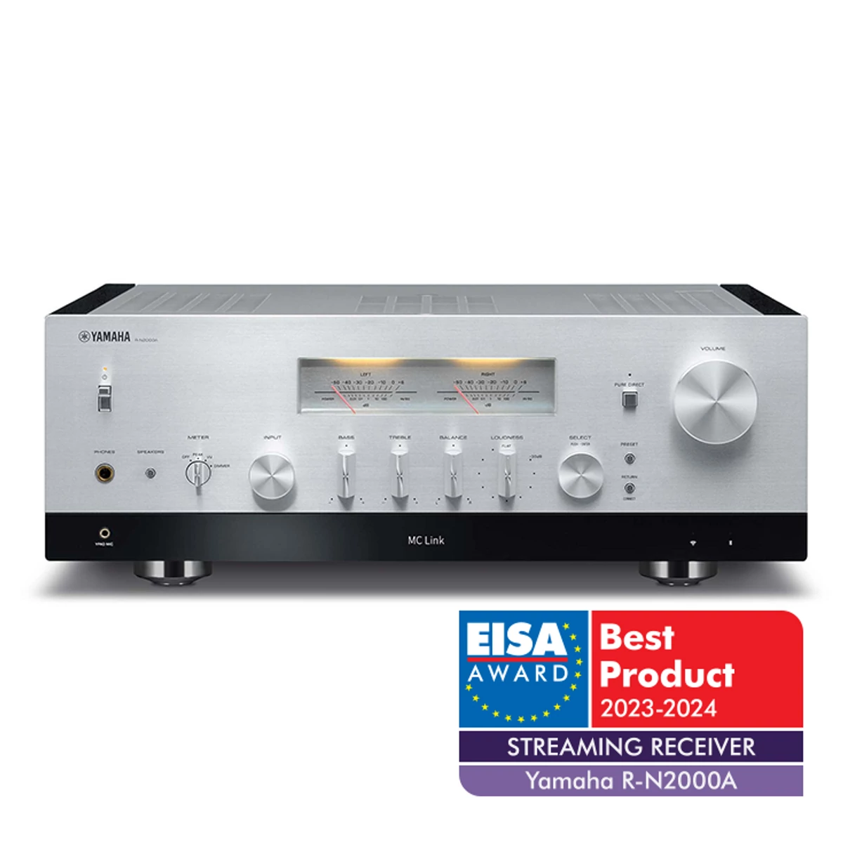 Yamaha R-N2000A sztereó hálózati rádióerősítő, ezüst