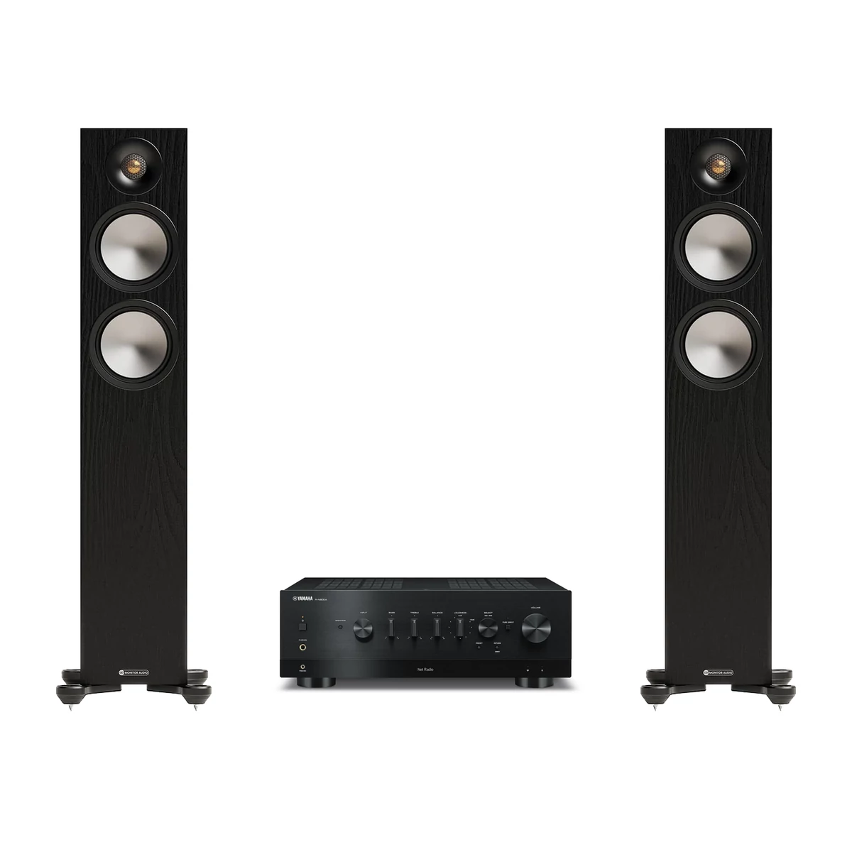 Yamaha R-N800A + Monitor Audio Bronze 300 (7G) sztereó szett