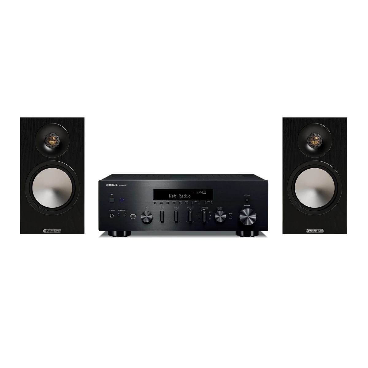 Yamaha R-N600A + Monitor Audio Bronze 50 7G sztereó szett