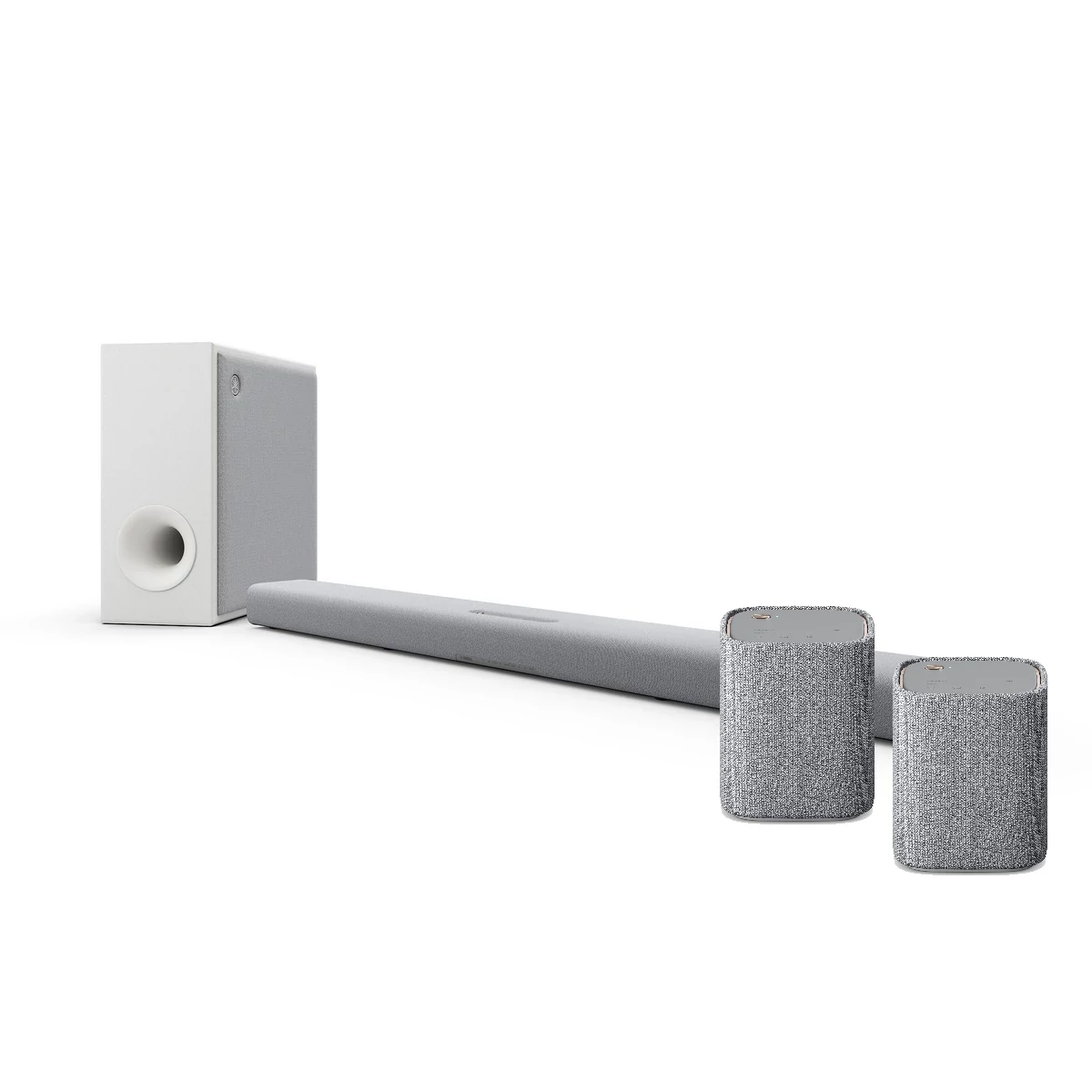 Yamaha True X BAR 50A + TRUE X 1A Soundbar szett, világos szürke